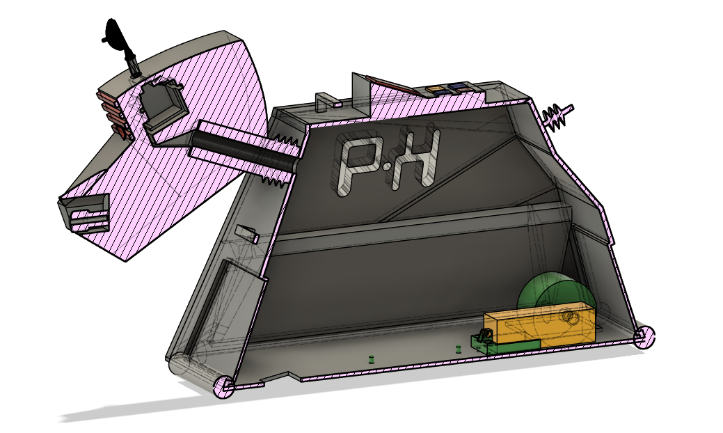 A cross section of the k9 model